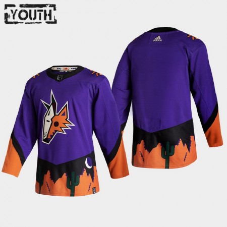 Kinder Eishockey Arizona Coyotes Trikot Blank 2020-21 Reverse Retro Authentic